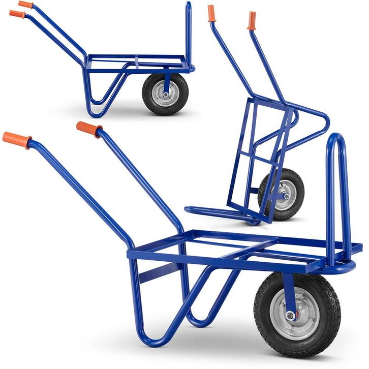 Steekwagen - transportwagen - belasting tot 210 kg - blauw, Doe-het-zelf en Verbouw, Transportwagens, Nieuw, Ophalen of Verzenden