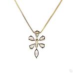 Hanger - 14 karaat Geel goud - 2.43ct. tw. Diamant