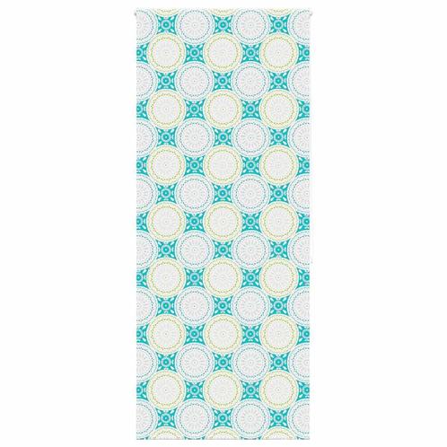 vidaXL Doucherolgordijn 100x240 cm stofbreedte 96 cm, Huis en Inrichting, Stoffering | Gordijnen en Lamellen, Blauw, Nieuw, Verzenden