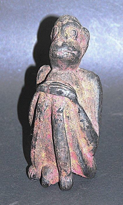 Oud houten beeld van Hanuman (naakte aap met penis) van de, Antiek en Kunst, Kunst | Niet-Westerse kunst