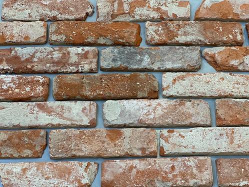 €45,- per m2 Steenstrippen: oude kloostermoppen 250X20X65mm, Doe-het-zelf en Verbouw, Metselstenen, Bakstenen, Nieuw