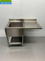 RVS Spoeltafel Spoelbak Premium-line Gelast model 120 cm, Ophalen of Verzenden, Nieuw in verpakking