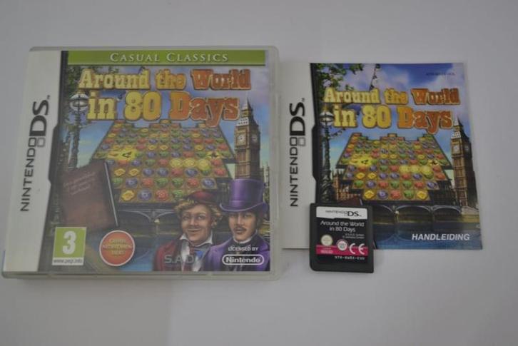 Around the World in 80 Days (DS HOL), Spelcomputers en Games, Games | Nintendo 2DS en 3DS, 1 speler, Zo goed als nieuw, Verzenden