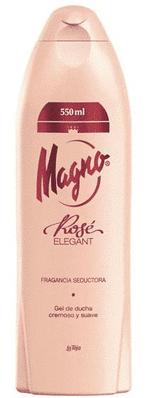 Magno Shower Gel Rose Elegant 550ml., Sieraden, Tassen en Uiterlijk, Uiterlijk | Lichaamsverzorging, Nieuw, Verzenden