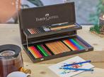 Faber-Castell kleurpotloden - Compendium mahoniebox - 54, Verzenden, Zo goed als nieuw
