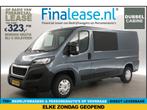 Peugeot Boxer 330 2.0 BlueHDI L2H1 Marge DC 5Pers Cam €323pm, Nieuw, Zilver of Grijs, Lease, Peugeot