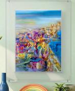 Isabel Tapias T - Pueblo en la montaña. XL. Obra Original