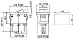 Tuimelschakelaar: 3-pins, SPDT, 10A, Hobby en Vrije tijd, Elektronica-componenten, Verzenden, Nieuw