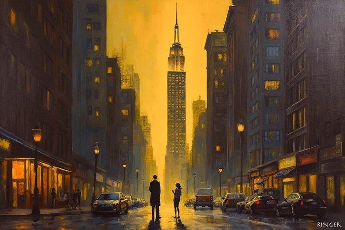 RINGER - Afternoon in New-York Toile 1/1 XL, Antiek en Kunst, Kunst | Designobjecten