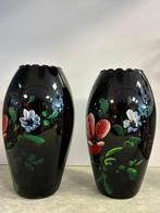 De Rupel Boom Glasfabriek - Vaas (2) - Hyalite Glass - Hylit, Antiek en Kunst, Antiek | Glas en Kristal