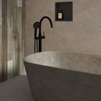 Vrijstaande Badkraan Brauer Black Met Handdouche Rond Mat, Ophalen of Verzenden, Nieuw
