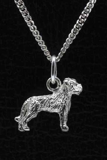Zilveren Smous Hollandse - staart omlaag ketting hanger -..., Sieraden, Tassen en Uiterlijk, Kettinghangers, Verzenden