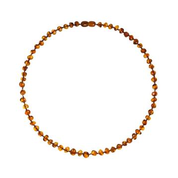 Barnsteen ketting volwassenen - cognac (45 cm) beschikbaar voor biedingen