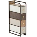 Ladekast Met 4 Lades Gemaakt Van Vliesstof, Opbergkast Met S, Verzenden, Nieuw