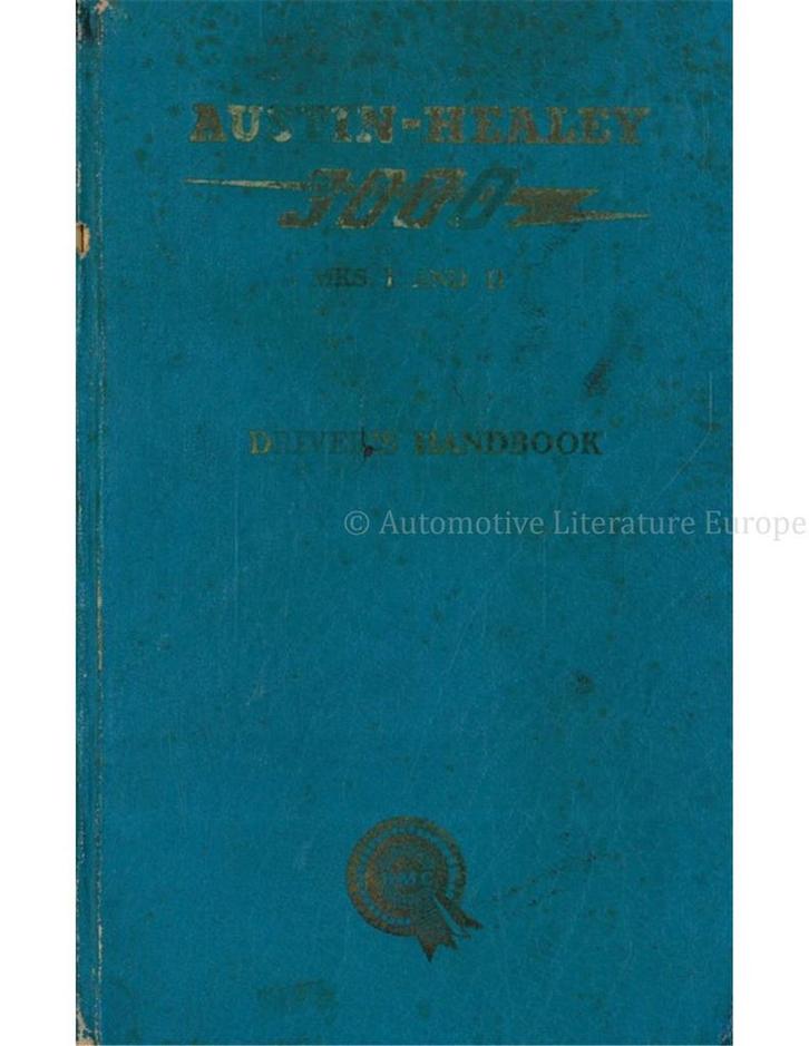 1962 AUSTIN HEALEY 3000 MKS I & II INSTRUCTIEBOEKJE ENGELS, Auto diversen, Handleidingen en Instructieboekjes