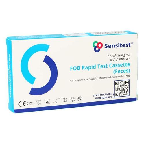 Sensitest FOB zelftest occult bloed faeces, Diversen, Verpleegmiddelen, Nieuw, Verzenden