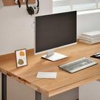 vidaXL Bureaublad rechthoekig 280x100x4cm massief eikenhout, Verzenden, Nieuw