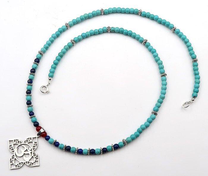Lapis lazuli - Zilver, Howlite turquoise - Om Lotus : Rust &, Antiek en Kunst, Antiek | Boeken en Bijbels