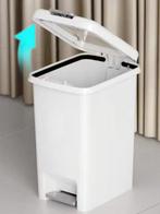 Kunststof Pedaalemmer – Compacte Prullenbak 10L, Huis en Inrichting, Woonaccessoires | Prullenbakken, Verzenden, Nieuw