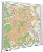 Landkaart van Stuttgart op whiteboard gedrukt 110x110 cm, Verzenden, Nieuw in verpakking