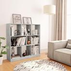 vidaXL Boekenkast 97,5x29,5x100 cm bewerkt hout betongrijs, Verzenden, 100 tot 150 cm, Nieuw, 50 tot 100 cm