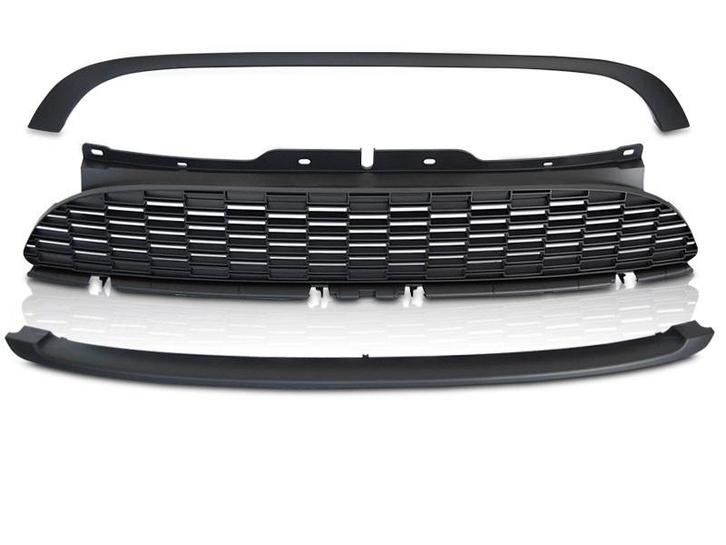 Grill Mini Cooper S R55 R56 R57 JCW look Mat Zwart, Auto-onderdelen, Overige Auto-onderdelen, Ophalen of Verzenden