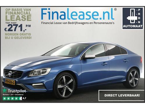 Volvo S60 1.5 T3 Nordic+ R-Design Marge 153PK AUT PDC €279pm, Auto's, Volvo, Lease, Automaat, Sedan, Benzine, Blauw, Verzenden