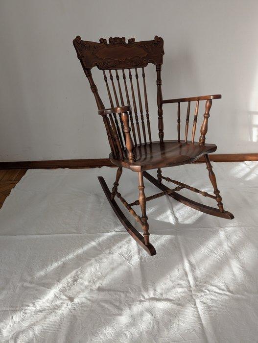 Schommelstoel - Hout - schommelstoel, Antiek en Kunst, Curiosa en Brocante