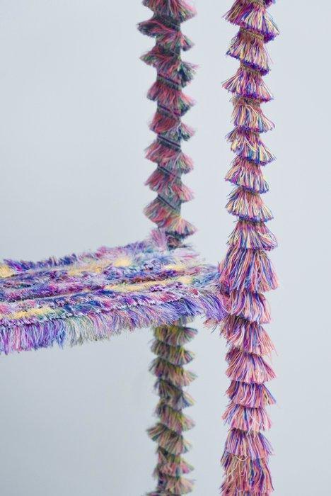 FRINGE FRIENDS - MAORI KIMURA - Plank - Staal, Gerecyclede, Antiek en Kunst, Kunst | Designobjecten