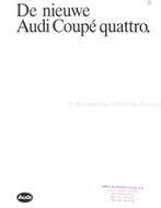 1985 AUDI COUPÉ BROCHURE DUTCH, Boeken, Nieuw, Audi, Author