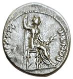 Romeinse Rijk. Tiberius (14-37 n.Chr.). Denarius Lugdunum 16, Postzegels en Munten, Munten | Europa | Niet-Euromunten