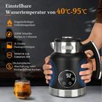 Waterkoker met temperatuurregeling - Retro - 2L - 2200W - Zw, Verzenden, Nieuw