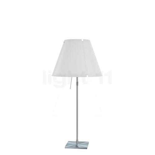 Luceplan Costanza Tafellamp, lampenkap wit/frame aluminium -, Huis en Inrichting, Lampen | Tafellampen, Nieuw, Verzenden