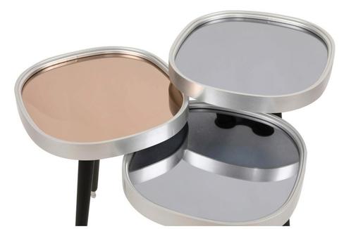 3-delige salontafelset, Kate, Lent, Zilver/Zwart, Huis en Inrichting, Keuken | Keukenbenodigdheden