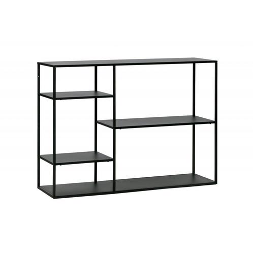 SALE: -57% WOOOD Bijzettafel June Zwart Overige Materialen, Huis en Inrichting, Tafels | Sidetables, 75 cm of meer, Nieuw, Overige materialen