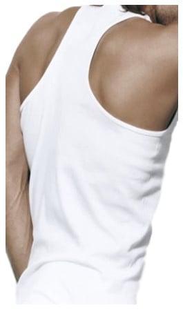 Bonanza halterhemd - 100% katoen - wit, Kleding | Heren, Ondergoed, Verzenden