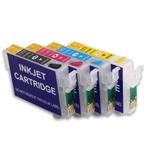 Geschikt Epson T0715 ( T0711 tot T0714 ) Navulbare, Nieuw, Cartridge, Inktmedia