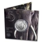 Big 5 Serie 1 - Elephant 1 oz 2019 (15.000 oplage), Zuid-Afrika, Zilver, Losse munt, Verzenden