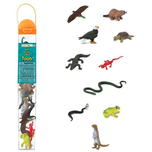 Speelfiguren Rivier (10 stuks) - Safari Ltd, Kinderen en Baby's, Speelgoed | Overig