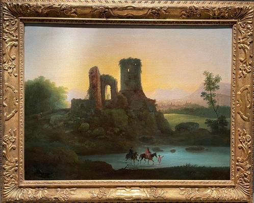 Giuseppe Bernardino Bison (1762-1844) - Paesaggio fluviale, Antiek en Kunst, Kunst | Schilderijen | Klassiek