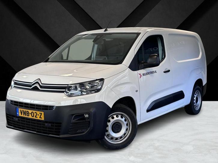 Citroën Berlingo Van GB L2 Club XL 1.5 BlueHDi 130pk EAT8, Auto's, Bestelauto's, Lease, Grijs, Automaat, Wit, Financial lease