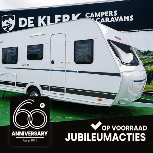 Dethleffs C-JOY 460 LE All-in Deals, Caravans en Kamperen, Caravans, 750 - 1000 kg, tot en met 3, 6 tot 7 meter, Dethleffs, Ophalen