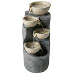 Vijftraps Fontein Voor De Tuin Met LED-verlichting, Pomp, St, Tuin en Terras, Verzenden, Nieuw