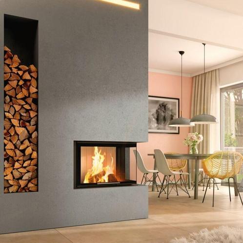 Spartherm Linear Corner 68x40x50 (vaste greep), Huis en Inrichting, Kachels, Vrijstaand, Nieuw, Hout, Ophalen of Verzenden