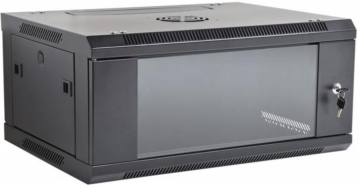 Adastra 19 Equipment Rack Met Glasdeur 6U 450 X 600 X 367mm, Muziek en Instrumenten, Behuizingen en Koffers, Nieuw, Verzenden