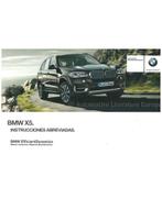 2014 BMW X5 VERKORT INSTRUCTIEBOEKJE SPAANS, Auto diversen, Handleidingen en Instructieboekjes