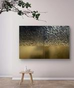 LeeJaimy - Gold in indigo XL, Antiek en Kunst