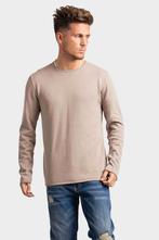 Purewhite Essentials Garment Dye Knit Sweater Heren Sand, Kleding | Heren, Truien en Vesten, Nieuw, Beige, Verzenden, PureWhite
