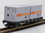LGB 4069 B Containerwagen met 2 LGB Containers (grootspoor), Gebruikt, Overige typen, Ophalen of Verzenden, LGB