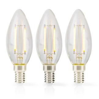 Led lamp E14 | Kaars | Nedis | 3 stuks, Huis en Inrichting, Lampen | Losse lampen, Nieuw, Verzenden